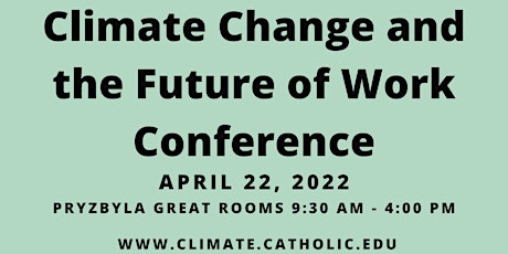 Climate Change and the Future of Work Conference tickets