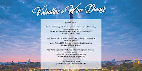 Valentine's Wine Dinner tickets