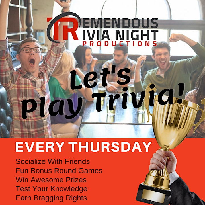 Thursday Night Trivia at Rock'n Firkin Pub in North Kamloops! image