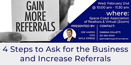 4 Steps to Ask For The Business and Increase Referrals tickets
