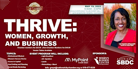 THRIVE: Women, Growth, and Business entradas