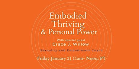 Embodied Thriving and Personal Power entradas