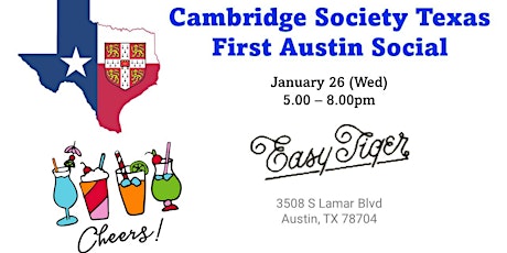 Cambridge Society Texas First Austin Social tickets