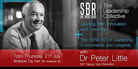 Leadership Collective - Leading from Innovation and Creativity with Professor Peter Little primary image