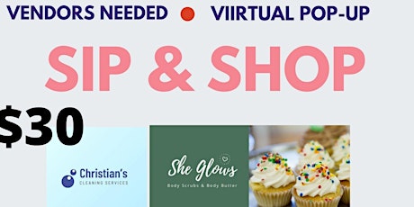We Collab Wednesday's Virtual Sip & Shop (Venders Needed) tickets