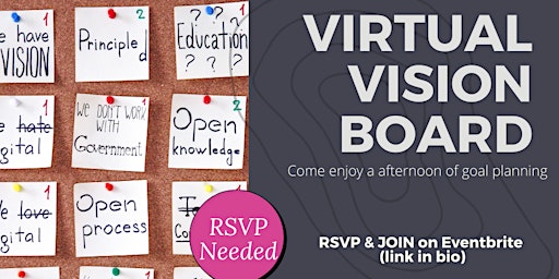 "Walking in Purpose" Virtual Vision Board Event