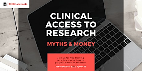 Clinical access to research: Myths and money primary image