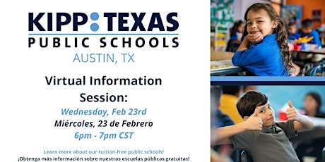 KIPP Texas Austin Info Session tickets