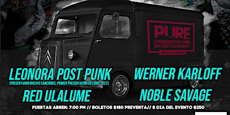 Serie Sobre Ruedas Leonora Post Punk CDMX boletos