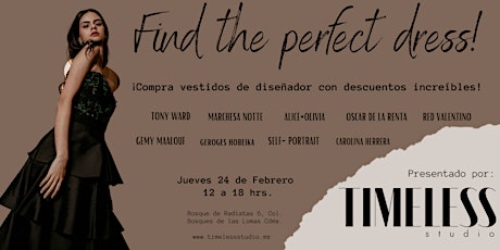 ¡Find the perfect dress! entradas