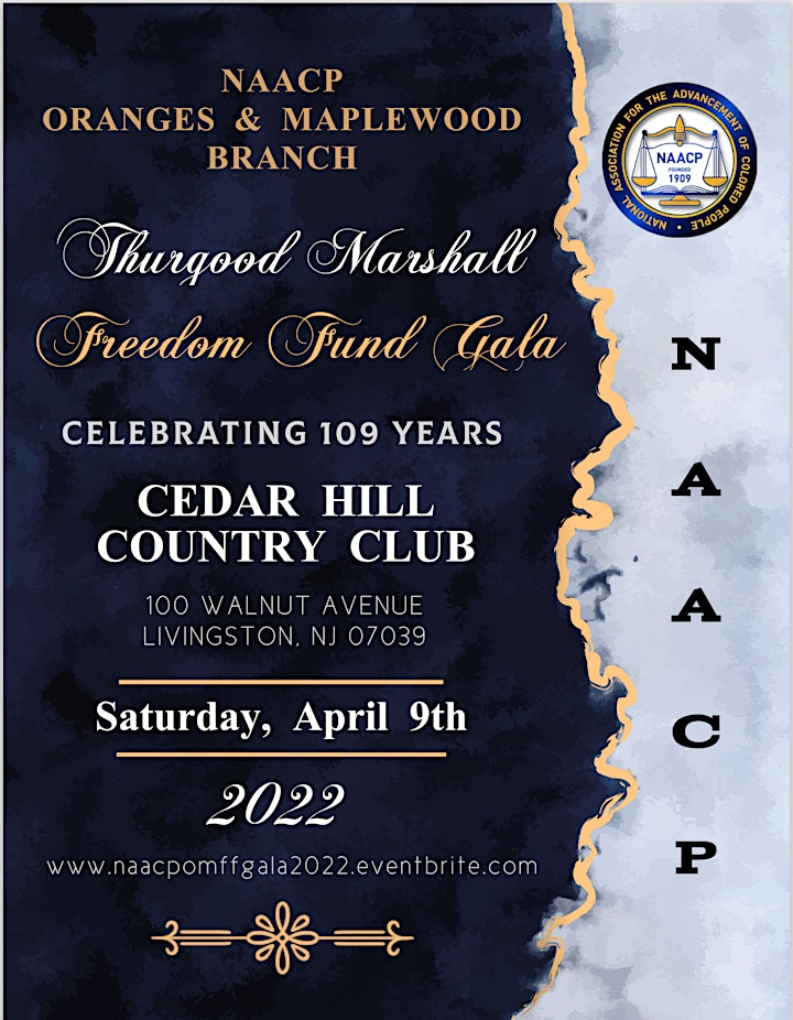 
		NAACP Oranges & Maplewood Branch Freedom Fund Gala 109th Anniversary image

