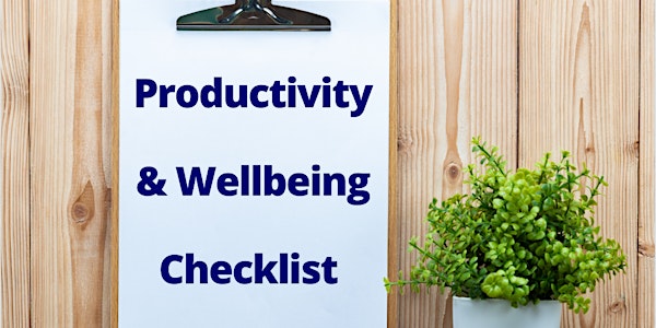 Productivity checklist - Southern NSW