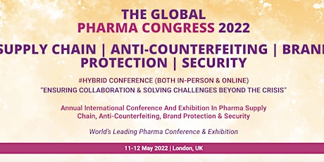 The Global Pharma Congress 2022 (Hybrid Conference) ingressos