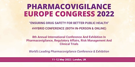 Pharmacovigilance Europe 2022 (Hybrid Conference) ingressos