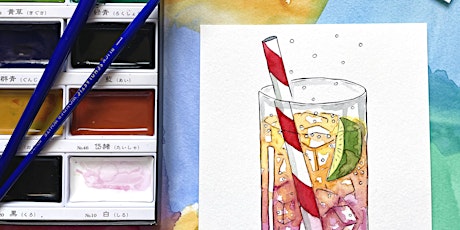 CRAFTS + COCKTAILS :: Watercolor Cocktail Class w/ Rachel Heiss! tickets