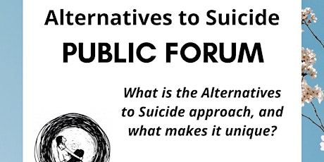 Alternatives to Suicide Public Forum Tickets