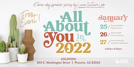 All About You in 2022 - Three-Day Speaker Series tickets