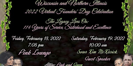 Wisconsin and Northern Illinois 2022 Virtual Founders' Day Celebration tickets