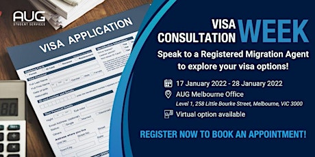 [AUG Melbourne] Visa Consultation Week tickets