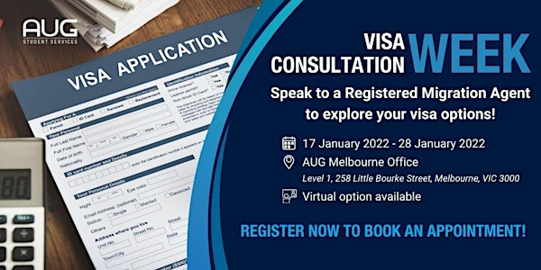 [AUG Melbourne] Visa Consultation Week