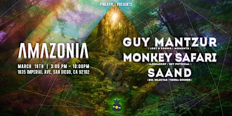 Guy Mantzur & Monkey Safari x Pineapple Live boletos
