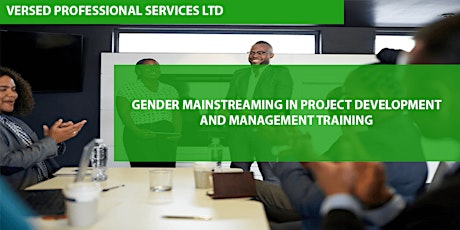 Gender Mainstreaming in Project Development and Management Training tickets