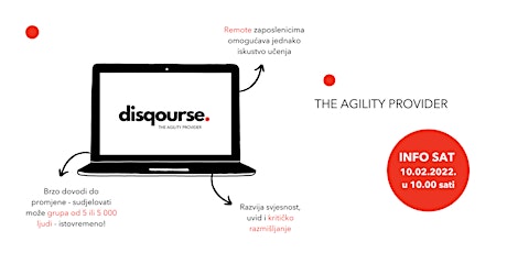 Hauptbild für Info sat: disqourse - The Agility Provider