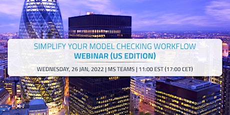 Webinar - Simplify your model checking workflow! (US Edition) tickets