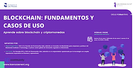 Webinar Emprende: Blockchain. Fundamentos y Casos de Uso I bilhetes