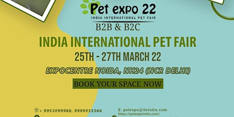 Pet Shows India International Pet Fair tickets