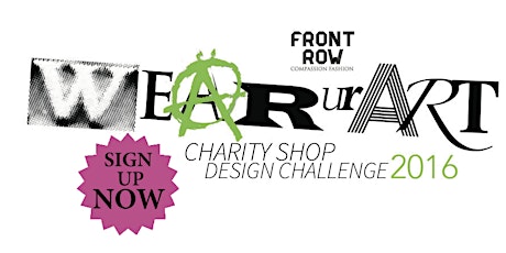 FRONT ROW WearUrArt Charity Shop Design Challenge 2016 Registration primary image