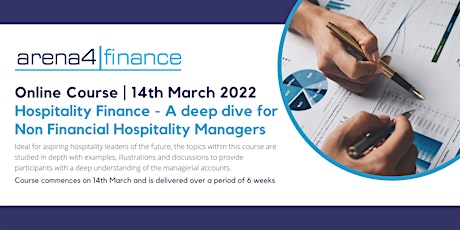 Hospitality Finance - A deep dive for Non Financial Hospitality Managers