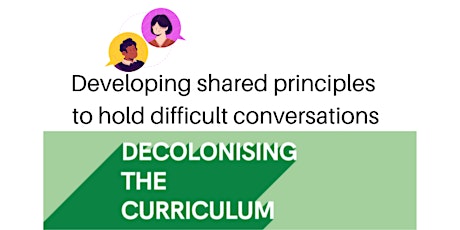 Developing shared principles to hold difficult conversations