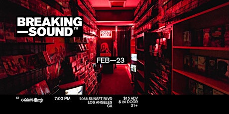 Breaking Sound LA feat. Lina Cooper, Kendall Parke, + more tickets