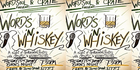 Word Soul and CRATE Present: Word's'N'Whiskey tickets