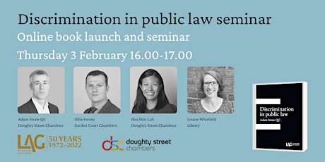 Discrimination in public law - online seminar to celebrate the book launch. billets