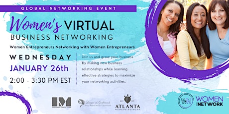 Virtual: Women's Business Networking Event tickets