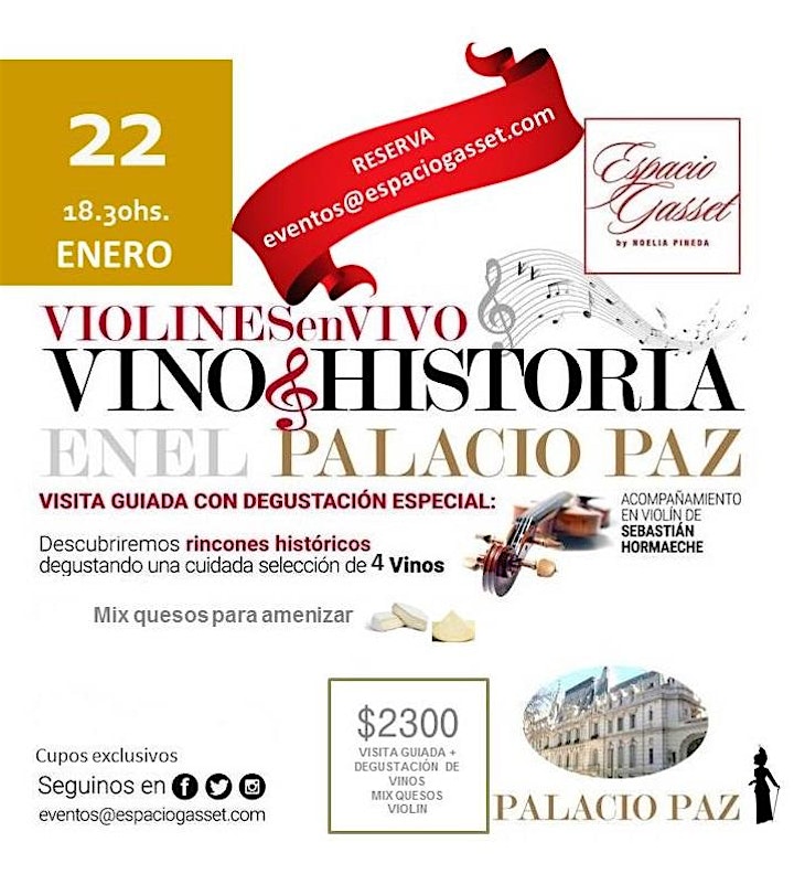 Imagen de Vino + Historia en el Palacio Paz. Una experiencia sensorial de Alta Gama