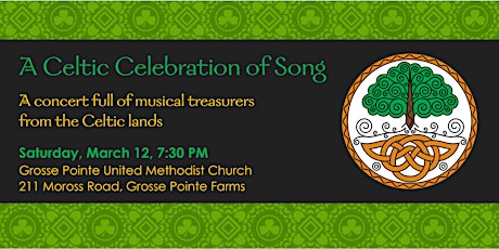 A Celtic Celebration of Song - 3/12/22 - Grosse Pointe Farms tickets