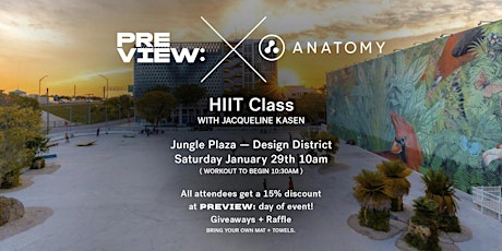Preview: Anatomy Fitness - Design District tickets