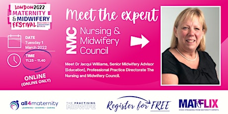 Meet The Expert  from Nursing & Midwifery Council - ONLINE tickets