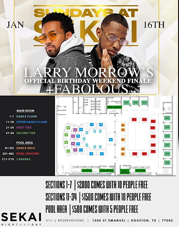
		LARRY MORROW’S ALL BLACK BIRTHDAY WEEKEND | JAN 14-17 | HOUSTON, TX image
