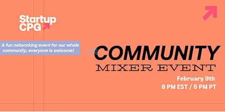 Startup CPG Community Zoom Mixer tickets