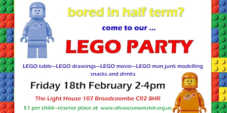 LEGO Party - lots of LEGO themed activities and crafts to do tickets