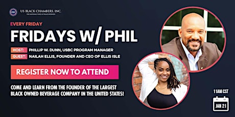 Fridays With Phil Live! Let's Talk To Ellis Isle's Nailah Ellis! tickets
