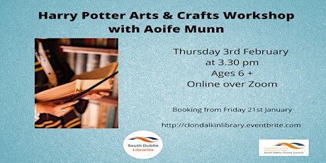 Harry Potter themed Arts & Crafts for Kids with Aoife Munn - Ages 6 + biglietti