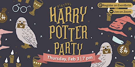 Virtual Harry Potter Party tickets