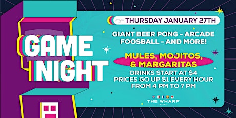 GAME NIGHT at The Wharf Miami! tickets