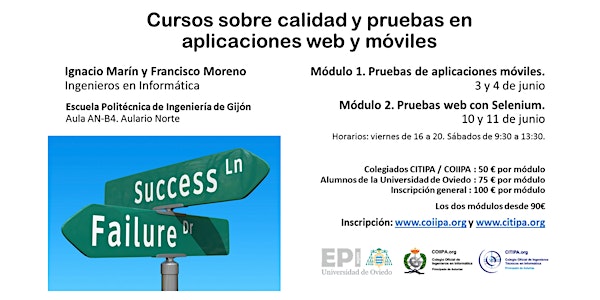 Curso sobre pruebas de aplicaciones móviles (módulo 1)