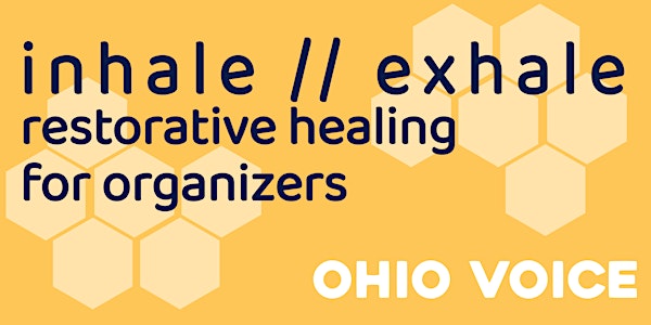 Inhale Exhale - Restorative Healing for Organizers